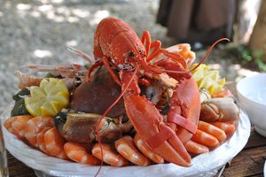 Huîtres et fruits de mer au Bistrot du fort